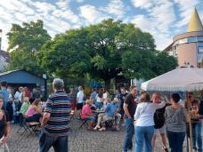 Viel Andrang beim Dämmerschoppen