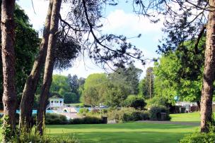 Schwimmbad Außenbereich